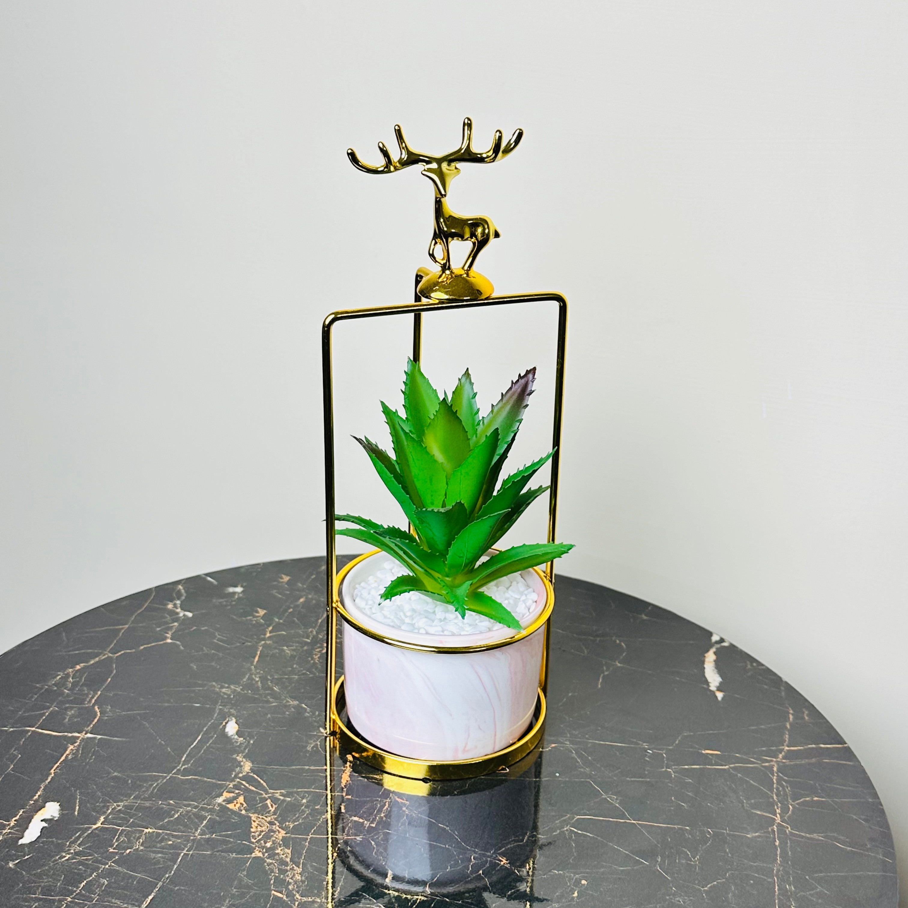 Golden Deer Planter