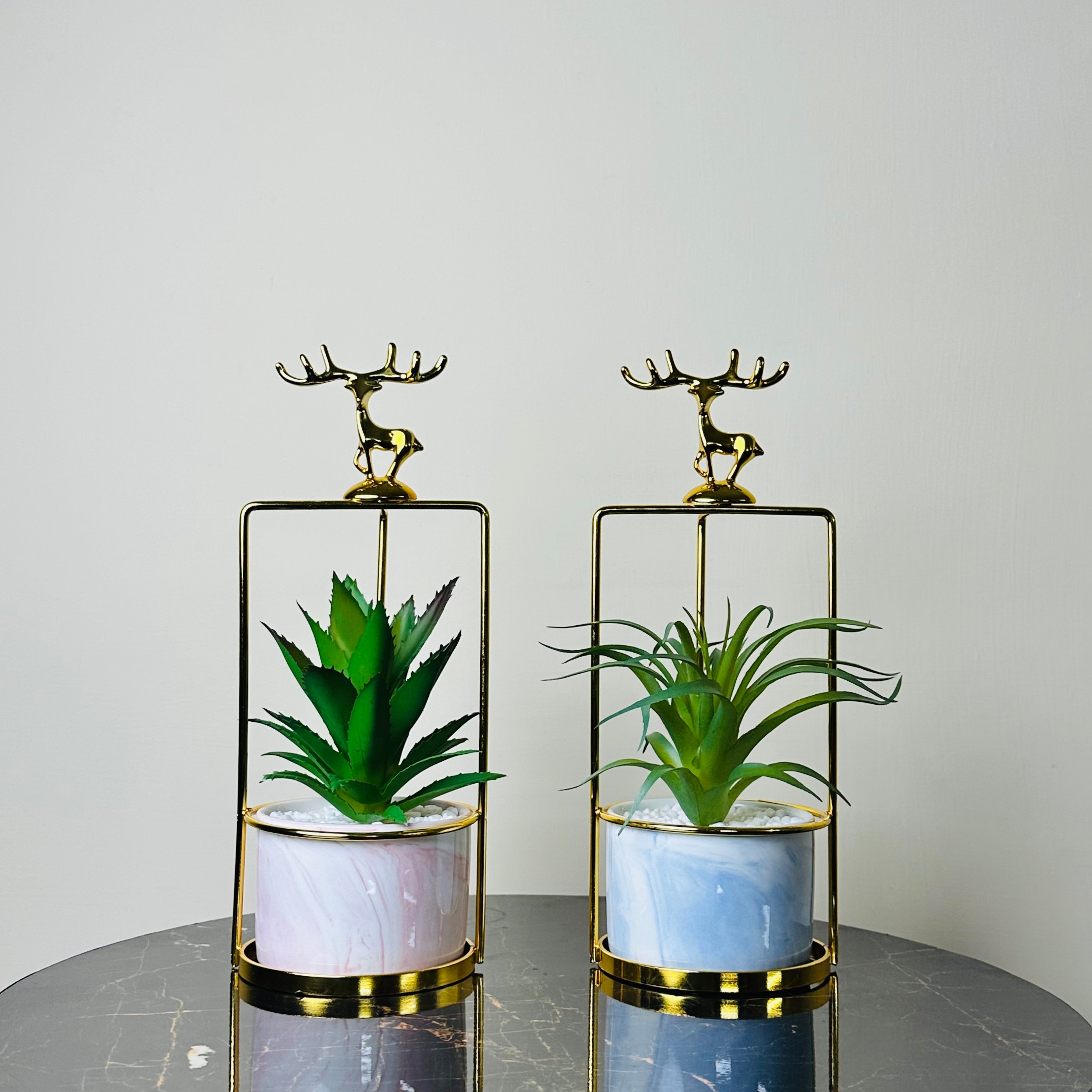 Golden Deer Planter