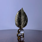 Golden Leaf with Glassball